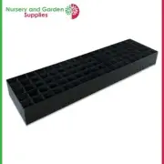 90 Cell HARD plastic seedling plug trays - Pack of 2 trays - Durable & Reusable!