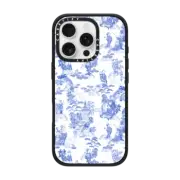 iPhone 16 Pro Impact Case MagSafe Compatible Moon Caravan Toile by Phannapast