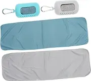TOKIDNY 2 Sets of Summer Sports Towel with Case Skin-Friendly Cooling Towel Workout Towel Comfortable Fitness Towel