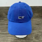 Vineyard Vines Blue Black Whale Logo Adult Adjustable Baseball Hat Cap