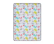 M07 200x145cm 1# Printed Dual Layers Sandproof Waterproof Picnic Beach Blanket Foldable Mat for Camping Hiking Park