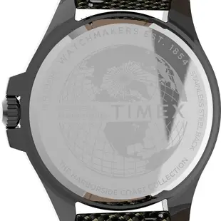 【TIMEX】天美時 風格系列 紳士手錶 (黑x深綠 TXTW2U81900)