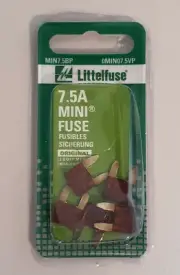 Instrument Panel Light Fuse-Mini Cargo Van Littelfuse MIN7.5BP
