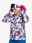 Roxy Jet Ski Women's Snow Jacket Mazarine Blue Mind Jingle PRR1 NEW Small