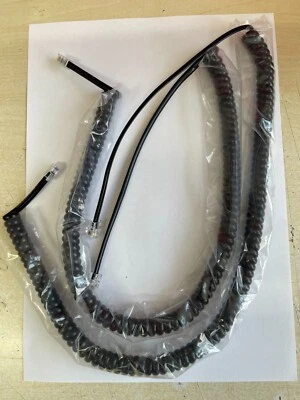2 x Telephone Handset Curly Cord Cable (LONG TAIL) for Cisco IP Telephones