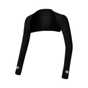SParms Premium Sun Protection Shoulder Wraps for Men and Women | Large Black