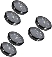 ULTECHNOVO 3sets Car Clock Wall Clock Digital Clock Seconds Flip Clock Car Vent Clocks Watch Clock Mechanism Kit Automotive Vent Clocks Watch Mini Clock for Desk Car Watch Black Glass 2pcs*3