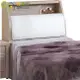 【綠家居】路斯 時尚3.5尺皮革單人床頭箱(二色可選＋不含床底) (5折)