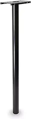 7516B-10 Pacifica In-Ground Steel Mailbox Post, Alloy Steel, One Size, Black