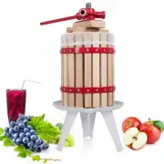 1.6 Gallon Press Fruit Wine Cider Apple Juice Crusher Maker Grape