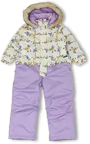 Moujonjon(ムージョンジョン) Moojon RA 95 Snow Combi Oxford Floral Straight Combi, Girls, Lavender, lavender, 95