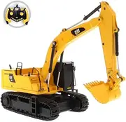 Caterpillar Diecast Masters 23001 - Remote Controlled RC Chain Excavator 336 Next Gen, Detailed, Realistic Cat Construction Vehicle in 1:35, Approx. 29.5 x 9 x 15 cm, Approx. 25 m Range, from 8 Years