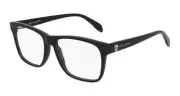 NEW Alexander McQueen Iconic AM 0282O Eyeglasses 001 100% AUTHENTIC