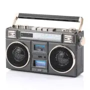 Retro Vintage Radio Bluetooth Speakers Vintage Decor Small Wireless Black
