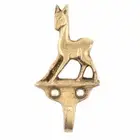 New Wall Mounted Coat Rack Holders Antique Brass Wall Hooks Doe Dee Deer Charm