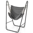 Hammock Chair w/Stand Swing Chair w/Heavy Duty Steel Frame and Side Pocket Patio