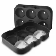 Large Ice Cube Tray Ball Maker Big Silicone Mold Sphere Whiskey Round Mould DIY