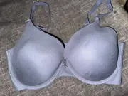 NWT Anne Klein Women’s Light dark Blue Full Figure Tshirt Bras TWO PACK 36DD