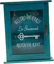DIYEAH 1Pc Vintage Wall Mounted Key Storage Box Entry Organizer with Hooks Practical Home Decoration for Keys for Special Occasions