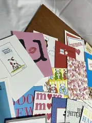 New Assorted Handmade Greeting Cards NO ENVELOPES Lot of 35-48