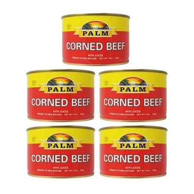 Palm Corned Beef with Juices 15oz 5 PackL8
