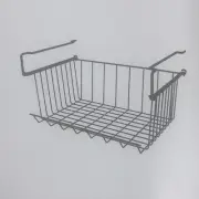 2 Stackable Hanging Hunting Home Office Wire Basket Pantry Storage Organize Bin