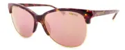 Smith Optics Rebel-WJ9/FN Cat Eye Sunglass Tortoise Purple Gold/Pink Mirror 58mm