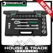 Stahlwille Socket and Accessory Set 22 Piece 1/2"Dr 10-32mm SW50/16/6 96031447
