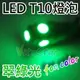 【台灣LED量販】360度-放色系 T10 LED燈泡(5-SMD-15晶片) LED 5050 SMD 小炸彈LED燈泡(翠綠光x１枚)(汽機車儀表燈/踏板燈/霧燈/小燈)