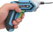 3.6V Cordless Electric Screwdriver USB Rechargable Power Screw Driver with Screw Bits