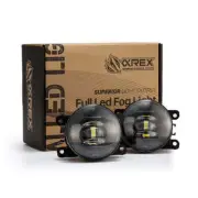 For 10-14 Ford Mustang Convertible DoubleTap Dual Color LED Projector Fog Lights