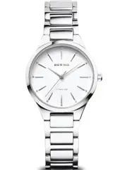 Bering 15630-704 White Dial Silver Titanium Womens Watch