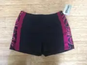 NWT Jerry's Berry Blast Adult L S416 Pink Black Gold Ice Figure Skating Shorts