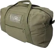 [Huss] Heavy Duty Echelon Duffel Carry Bag Canvas Luggage Tool Biker Olive Green Extral Large 74cm (29'') / 65Litre