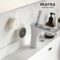 在飛比找momo購物網優惠-【MARNA】衛浴/洗手台清潔海綿含吸盤x4入(原廠總代理)