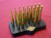 GRACE USA BP-20S-BB 20PC BRASS PIN PUNCH & ROLL PUNCH SET GUNSMITH MACHINIST