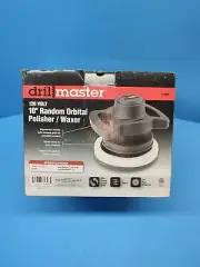 DRILL MASTER 1 Amp 10 in.Random Orbital Polisher/Buffer perfect shine