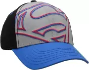 Superman DC Comics Big Boys' Kids Large Logo Hat