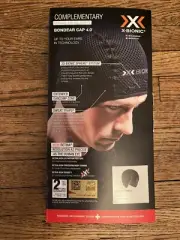 X-Bionic Bondear Cap 4.0 Black/Charcoal Made In Italy Free Shipping In The USA.