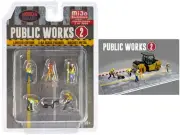 "Public Works 2" 6 piece Diecast Figure Set 1/64 scale models