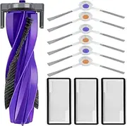 Replacement for Narwal Freo X Accessories: Replace Parts for Narwal Freo X Ultra/Freo X Plus Robot Vacuum 1 Main Brush 6 Side Brush 3 HEPA Filter (10 Pack)