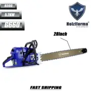 Holzfforma G660 92cc Gasoline Chainsaw 54MM Bore With 28inch 92DL Bar Saw Chain