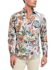 Robert Graham Palawan Classic Fit Button Down Shirt