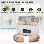 Mini Digital Rechargeable Hearing Aids Invisible In Ear Sound Voice Amplifier