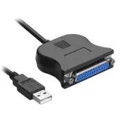 C33 printer cable adapter USB to 25 pin USB RS232 to DB25 parallel cable 0.8m