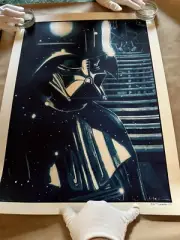 Star Wars limited art print: "Vader Conflict" by N.E. New Flesh LE 100
