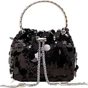 [KARRESLY] Evening Bag Bling Purse Shimmering Sequins Clutch Purses for Women Wedding Party Cocktail Prom Dinner