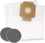 MisterVac 10 x Vacuum Cleaner Bags Compatible with Cleanfix S10, S10 Plus, S 10 Plus Hepa