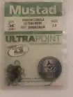 24 Mustad 39951BLN Ultra Point Size 12 Circle Hooks 1X Fine Wire Black Nickel
