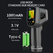 Infrared Thermal Imager Handheld Thermal Imaging Camera Detector 8G -30℃- 500℃nc